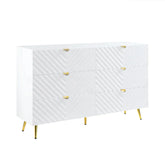 Gaines White High Gloss Finish Dresser Model BD01037 By ACME Furniture